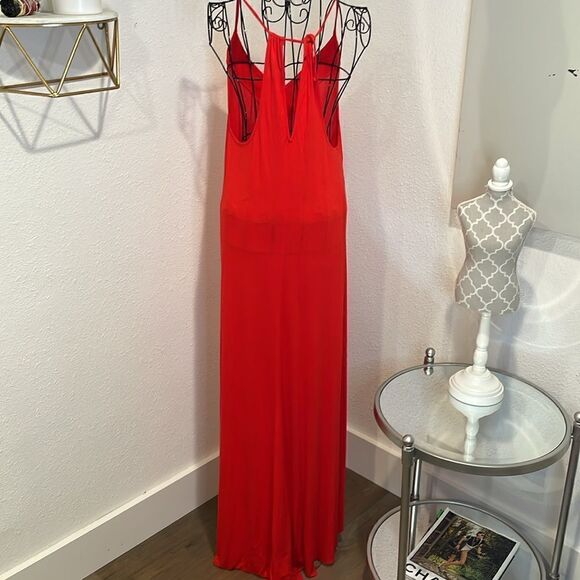 Splendid Women's Rayon Jersey Hilo Dress | Red | size L - Picture 8 of 10